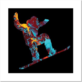 Skiing T-Shirt Posters and Art